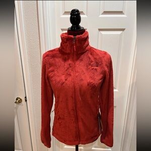 The North Face Women's Vibrant Red Teddy Jacket